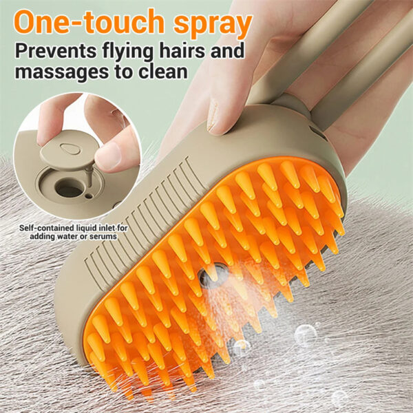 Cat & Dog Steam Brush Steamy Brush 3 In 1 - Image 3