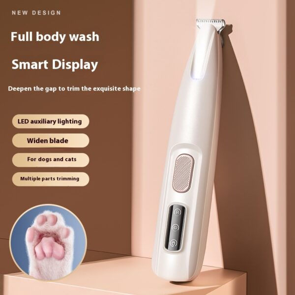 Pets Dog & Cat Paw Trimmer With LED Light Fully Waterproof - Image 4