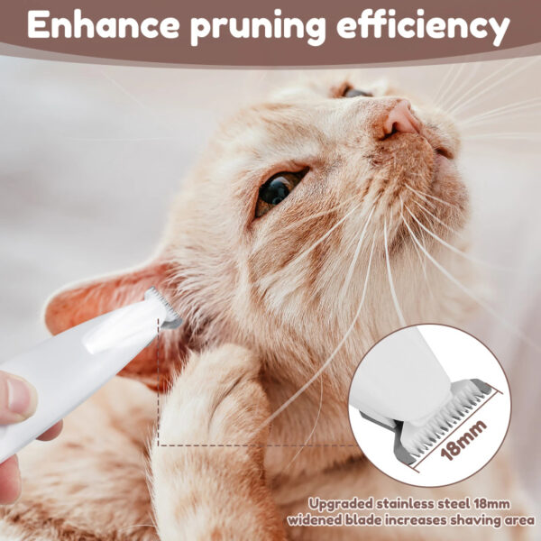 Pets Dog & Cat Paw Trimmer With LED Light Fully Waterproof - Image 2