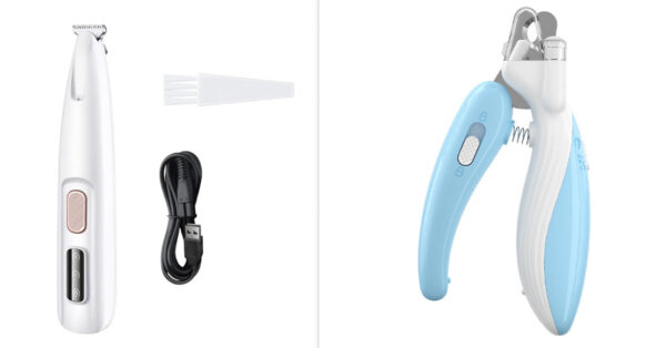 Pets Dog & Cat Paw Trimmer With LED Light Fully Waterproof - Image 5