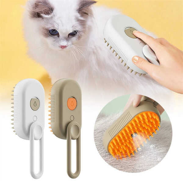 Cat & Dog Steam Brush Steamy Brush 3 In 1 - Image 7