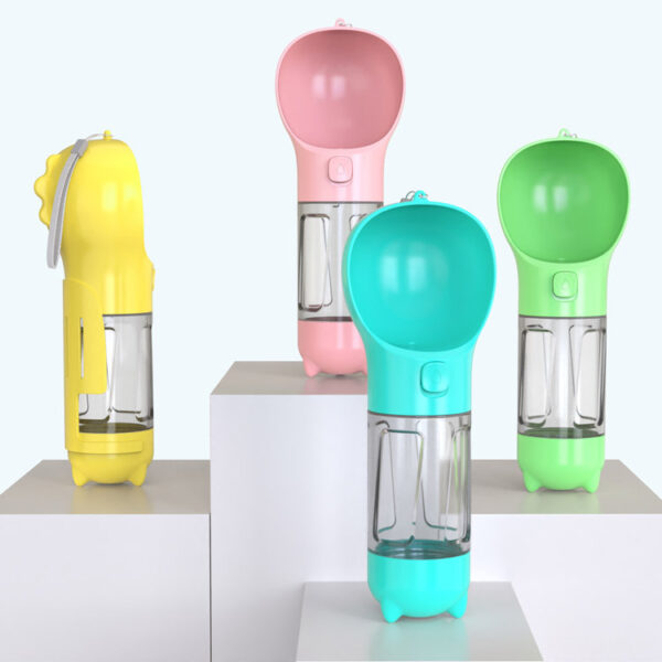Water Bottle Feeder Bowl Garbage Bag Storage Portable - Image 5