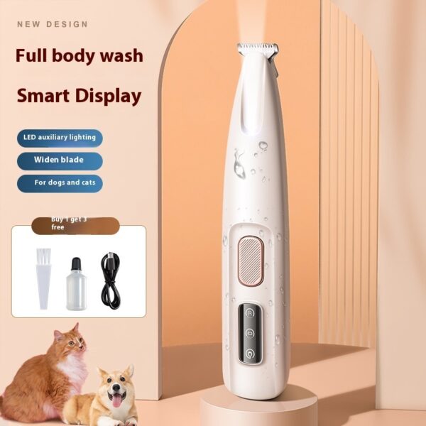 Pets Dog & Cat Paw Trimmer With LED Light Fully Waterproof - Image 6