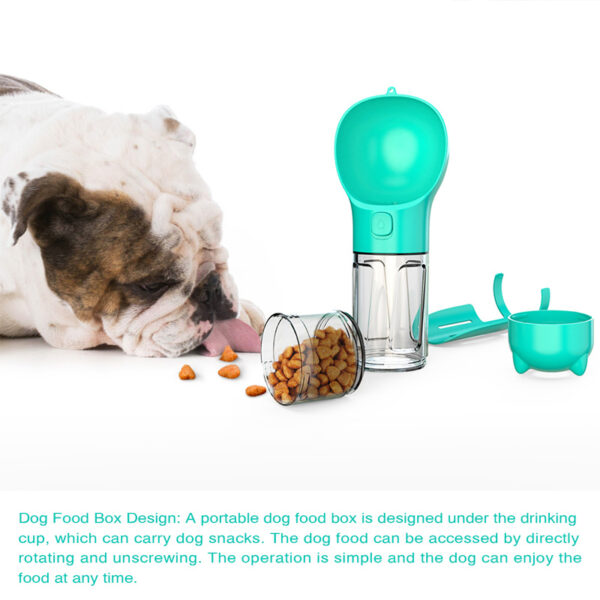 Water Bottle Feeder Bowl Garbage Bag Storage Portable - Image 2